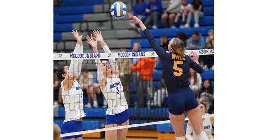 MCC Volleyball falls to Western Nebraska at home